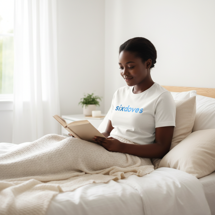 Gifts for cancer patients including a sixdoves Stronger Together t-shirt to show support and connection during a patient's cancer journey. 