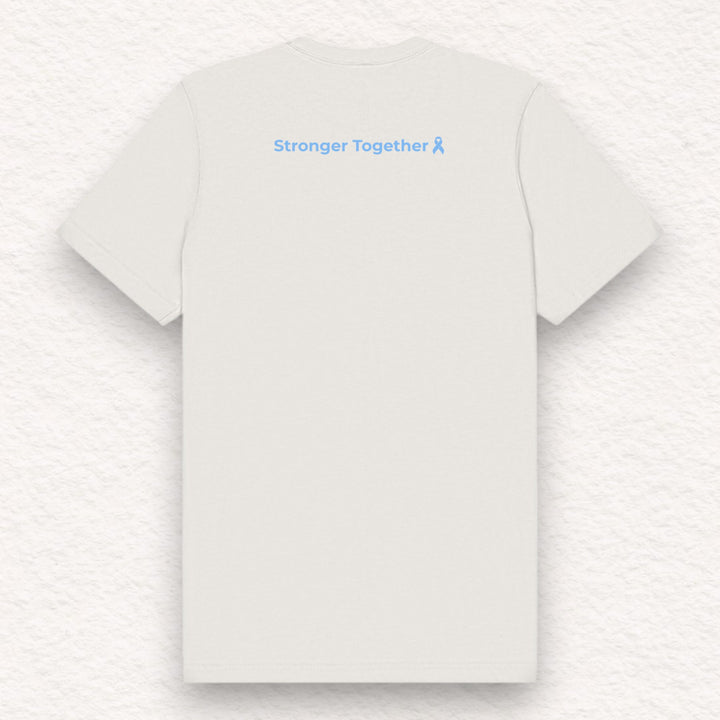 Gifts for cancer patients including a sixdoves Stronger Together t-shirt to show support and connection during a patient's cancer journey. 