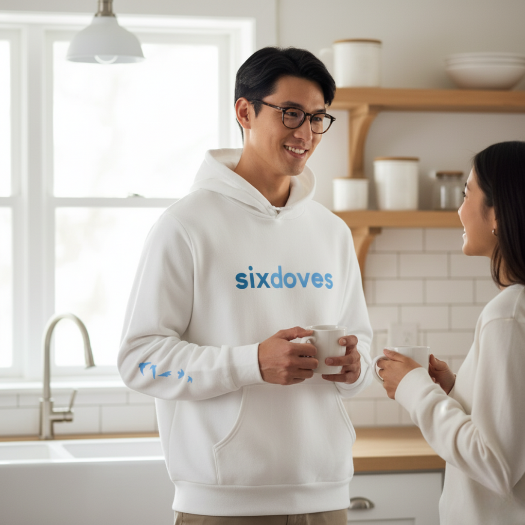 Gifts for cancer patients including a sixdoves Comfort Hoodie Sweatshirt to show support and connection during a patient's cancer journey. 